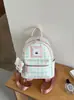 Mochila Feminina Estilo Menina Xadrez Fofo de Nicho 2026 Nova Tendência Moda Alta Aparência Pequena Bolsa Escolar para Estudantes