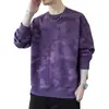 Sudadera de Marca de Moda con Estampado Completo para Hombre Primavera y Otoño 2025 Nueva Camiseta de Manga Larga Juvenil Top Sudadera Pullover Holgada