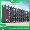 Porta elétrica retrátil de aço inoxidável shopping center empresa escola do governo porta da fábrica porta retrátil automática liga de alumínio porta retrátil