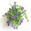Fábrica venta al por mayor simulación eucalipto rosa pasto de primavera pared de plantas con pasto accesorios de fotografía flor de plástico eucalipto