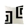Funda de Almohada con Patrón Geométrico Simple Estilo Nórdico Más Vendida Transfronteriza Funda para Cojín de Sofá Decoración del Hogar Más Vendida en Amazon