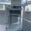 Máquina empaquetadora de ropa, enfardadora cruzada de cuatro puertas, compresora de película para ropa y juguetes, empaque de exportación