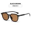 Óculos de Sol Sexy Elegantes Europeus e Americanos Femininos Novos Anti-Uv Estilo K High-End Retrô Poligonal Tendência