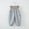Pantalones deportivos finos tipo A para bebé de primavera y verano, ropa para bebé, pantalones casuales, pantalones largos para niños, pantalones jogger, Ropa para niños Anyang