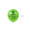 Día de San Patricio globo de fiesta tema trébol verde día irlandés sombrero verde globo de látex trébol de cuatro hojas