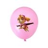 Tema Cachorro Rosa de Desenho Animado Festa de Aniversário Infantil Fofa Prato de Papel Copo de Papel Faixa Toalha de Mesa Conjunto de Louça Suprimentos