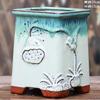 Vaso de cerâmica carnudo, planta de cerâmica, cerâmica retrô, areia roxa, atacado, simples, criativo, grande, pequeno, vaso de cerâmica, especial, desktop