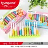 Calculadora de Contador de Doce Líneas de los Cinco Elementos para Niños Tiankai, Libro de Texto para Estudiantes, Calculadora, Soporte de Tecnología de Ábaco para Educación Temprana para Estudiantes