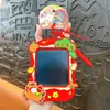 2026 Ano do Cavalo Ano Novo Pônei Pequeno Desenho Doodle de Tamanho Médio Placa Chaveiro Brinquedo Fofo Pequeno Presente Pingente para Mochila para Estudantes