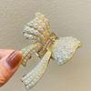Horquilla de mariposa de metal para mujer, accesorio para el cabello con borlas de medio lazo de temperamento de alto grado, nuevo clip para la cabeza en la parte posterior 2023