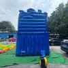 Resbaladilla de Agua Inflable para Exteriores Temática de Tiburón con Piscina Equipo de Juego Acuático para Niños