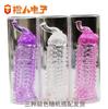Juego de espinas de cristal transparente con cuentas de colores para hombre, juego de dientes de lobo para pene, caja de regalo, embalaje de productos sexuales para adultos