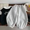 Pantalones de Chándal de Forro Polar de Invierno para Niños Kino Ropa Infantil Zhili Huzhou Estilo Coreano Engrosados Cálidos Largos Versátiles Pantalones para Niños