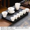 Set de té de Porcelana Blanca Jade Grasa de Sebo Lujo Accesible Hogar de Gama Alta Oficina Recepción Tetera Tapa Tazón Taza de Té Set Completo