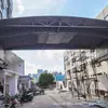 Toldo Elétrico Empurra-Puxa Personalizado Grande Armazenamento Toldo Empurra-Puxa Quadra de Basquete Escolar Proteção Solar Proteção contra Chuva Toldo Empurra-Puxa