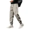 Calças Masculinas para Exportação, Estilo Outono e Inverno, Calças Jogger de Moletom, Calças Casuais Versáteis e da Moda, Forradas com Fleece, Atacado