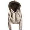 Cárdigan con capucha bordado de letras transfronterizo europeo y americano para otoño e invierno, chaqueta sudadera, nuevo estilo vintage ajustado a la cintura