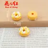 Nuevas Donas Coloridas Simuladas, Juguetes de Comida, Accesorios de Resina con Pegamento de Crema DIY, Accesorios para el Cabello, Colgantes, Adornos Decorativos
