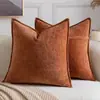 Almofada de Sofá Transfronteiriça Chenille Borda Ondulada Almofada de Pousada Hotel Almofada de Chenille