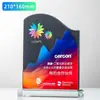 Nuevo Trofeo Creativo de Pizarra, Mármol y Cristal para Empleados Destacados, Reunión Anual Conmemorativa, Producción de Medallas Coloridas de Alta Gama