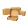 Caja de Empaque Cuadrada para Avión en Stock, Caja para Envío Express de Papel Kraft Extra Resistente, Caja de Papel Pequeña de Colores, Venta Directa del Fabricante
