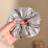 Elástico de Cabelo Oversized Estilo Coreano Intestino de Porco, Corda de Cabelo Versátil com Renda de Bolinhas, Elástico para Rabo de Cavalo Alto, Elástico de Borracha, Acessório de Cabelo de Alta Qualidade