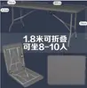 Mesa Plegable de Exterior de Fábrica Mesa de Comedor y Silla Sencillas para el Hogar Mesa y Silla Plegables por Moldeo por Soplado Mesa Larga Portátil de Plástico para Mercado Nocturno