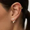 Pendientes de Zirconia de Moda Personalizados para Comercio Electrónico Transfronterizo Europeo y Americano 2026 Pendientes de Diseño Exquisito y Sencillo para Mujer