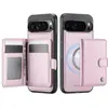 Funda de teléfono con carga inalámbrica magnética dos en uno adecuada para Google 11Proxl Pixel 10 Portatarjetas Funda Protectora