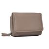 Cartera Mini de Cuero Genuino con Textura de Estilo Japonés para Mujer 70% de Descuento Monedero Multifuncional Nuevo de Gran Capacidad
