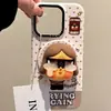Lindo Avatar de Bebé Llorando de Cabello Castaño Soporte Magnético Adecuado para Teléfono Móvil Magsafe con Fuerte Adsorción en Escritorio para Personas Perezosas