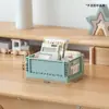 Caja de Libros Plegable Multicapa debajo de la Mesa Estante de Almacenamiento para Snacks Carrito de Almacenamiento con Ruedas de Pie para Dormitorio Estudiantil