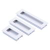 Manija oscura de aleación de aluminio grueso, manija pequeña moderna de aluminio espacial, manija oculta para muebles de gabinete.
