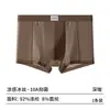 Pantalones Cortos de Seda Helada de Lujo de Alta Gama Satén Transpirables de Verano Antibacterianos para Hombre