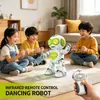 [Personalizable] Robot de Baile con Control Remoto Infrarrojo Más Vendido Transfronterizo con Luces y Música Juguetes para Niños Venta al por Mayor