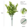 Cientos de Populares Ramilletes de Eucalipto Artificial para Patios Exteriores y Jardines, Arreglos Florales, Decoración Suave, Paisajismo, Plantas Verdes Simuladas, Flores Artificiales