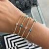 Pulsera nueva de comercio exterior europea y americana de diamantes de flores, diamantes completos, rosa, púrpura, moda, temperamento comodín para mujer, venta al por mayor