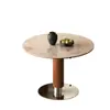 Mesa de Comedor Rectangular de Pizarra y Madera Maciza Estilo Retro Vintage para Uso Doméstico, Mesa de Comedor Redonda de Acero Inoxidable para Reuniones, Mesa de Comedor Redonda Via