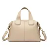 Bolsas, Bolsas Femininas de Couro Genuíno de Alta Qualidade, Bolsas Formato Dumpling de Grande Capacidade, Bolsas de Mão Macias de Couro Bovino, Bolsas de Ombro Único e Transversais, Exclusivo para Fornecimento Transfronteiriço