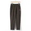 Pantalones de madre, nuevos pantalones casuales de lana de otoño para mediana edad y ancianos, elegantes pantalones largos de primavera y otoño, pantalones rectos de cintura alta elásticos