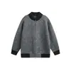 Roupas Masculinas Northbound 2026 Outono/Inverno Nova Cor Color Block Gola Alta Cardigan Suéter Masculino Malha Solta Jaqueta para Casal
