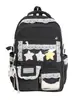 Mochila de Encaje con Forma de Estrella de Leche en Polvo Estilo Coreano con Ambiente de Bosque para Estudiantes de Secundaria, Preparatoria y Universidad