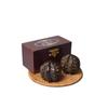 Agarwood Vietnamita Nogueira Peça de Mão Brinquedo Escultura em Madeira Masculina Bola de Saúde Artesanato Handebol de Madeira Suprimento ao Vivo