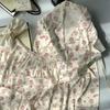 Pijama Lindo de Oveja Pequeña de Seda de Hielo para Mujer, Nuevo Set de Ropa de Casa de Manga Larga para Primavera y Otoño, Fotos Reales al por Mayor