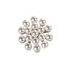 Broche de Perla Pin Portátil Ramillete Otoño e Invierno Traje Cheongsam Abrigo Accesorios Estilo Elegante Vestido Cuello