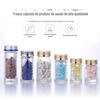 Cápsula de recipiente interno selado à prova de luz transparente frasco de comprimido bucal 60ml açafrão frasco de pó 6G frasco de remédio de acrílico para cuidados com a saúde