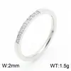 Anillo de Acero de Titanio con Incrustaciones de Diamantes y Cielo Estrellado, Moderno y Personalizado, para Mujer, Acero Inoxidable con Incrustaciones de Diamantes de Fila Única, Lujo Ligero y Gama Alta, Venta al por Mayor