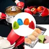Venta Directa 43g Guantes de Silicona Engrosada con Aislamiento Térmico para Horno, Microondas, Freidora de Aire, Agarraderas de Silicona Anti-quemaduras para Cocina
