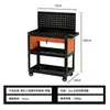 Carrinho de ferramentas estilo gaveta laranja e preto transfronteiriço, carrinho de ferramentas móvel de três níveis para reparo automotivo específico do fabricante