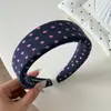 Diadema de Lunares Coloridos Dopamina Estilo Coreano de Verano, Accesorio de Lujo de Alta Gama para el Cabello para Mujer